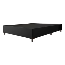 Base Box Casal Corino / Poliéster Preto 138x188x42 - 2