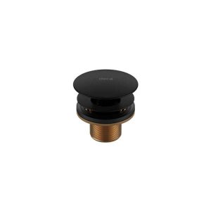 Valvula de Escoamento Luxo para Lavatorio/Cuba/Bide Black Matte - Deca