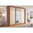 Ver imagem 1 de Guarda Roupa Casal 3 Portas Siena Cinamomo/Of Wie Conquista