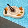Aquabar Mesa Flutuante Usare Cooler Piscina Bóia Térmico Branco - 2