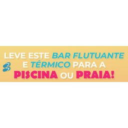 Aquabar Mesa Flutuante Usare Cooler Piscina Bóia Térmico Branco - 9