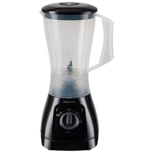Liquidificador Portátil Potente Preto 850W Copo Leitoso 1,5 Litros Forza 220V, Cor: 220V