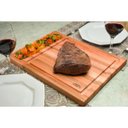 Ver imagem 2 de Tábua de Churrasco Retangular em Madeira de Eucalipto 45x33xcm com Divisória para Farofa Essence