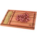 Ver imagem 5 de Tábua de Churrasco Retangular em Madeira de Eucalipto 45x33xcm com Divisória para Farofa Essence