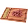 Tábua de Churrasco Retangular em Madeira de Eucalipto 45x33xcm com Divisória para Farofa Essence - 5