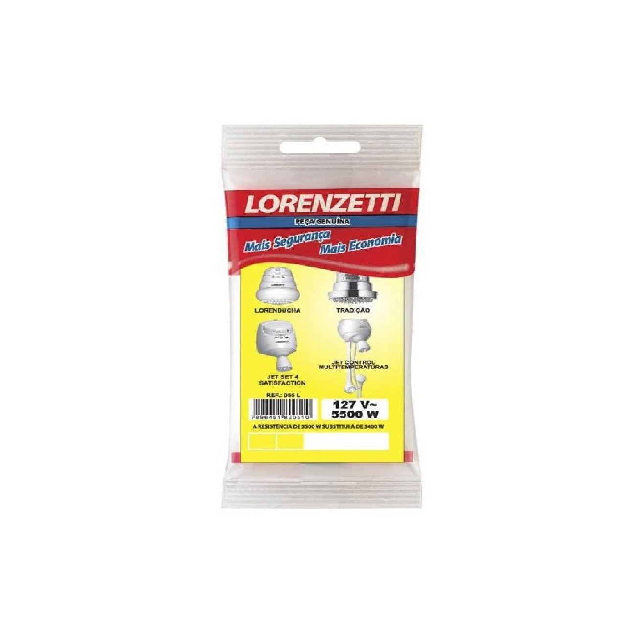 Resistência Tradição 127v 5500w Tr/j4/lr 055-l Lorenzetti