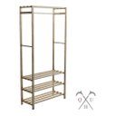 Ver imagem 5 de Arara 170cm Bermudas Moderno Guardar Roupa Estilo Industrial Technox