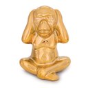 Ver imagem 1 de Enfeite Decorativo Macaco Não Ouço Cerâmica Dourado 12,5 Cm M02 - D’Rossi