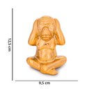 Ver imagem 3 de Enfeite Decorativo Macaco Não Ouço Cerâmica Dourado 12,5 Cm M02 - D’Rossi