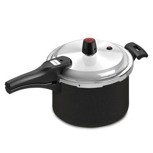 Panela de Pressão Fechamento Externo 4,5L Antiaderente Preto Maximum Panelux