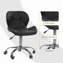 Ver mais imagens de Cadeira Office Eiffel Slim Oficial Giratória - Preto - 10