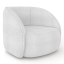 Ver imagem 7 de Sofá 3 Lugares Orgânico 288cm e Poltrona Zion M22 Boucle Branco - Mpozenato