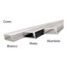 Perfil Sobrepor Slim 1m + Fita Led Cob + Fonte - Aluminio - 6000k - 5