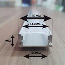 Ver imagem 7 de Perfil Sobrepor Slim 1m + Fita Led Cob + Fonte - Aluminio - 6000k