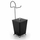 Ver imagem 4 de Suporte Papel Higiênico com Lixeira 7 L de Chão Arthi Preto