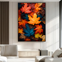 Ver imagem 1 de Quadro Decorativo Folhas de Outono