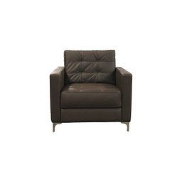 Poltrona de Couro Evidence - Marrom - 2