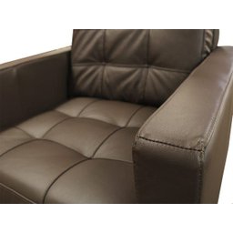 Poltrona de Couro Evidence - Marrom - 7