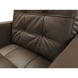 Poltrona de Couro Evidence - Marrom - 5
