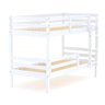 Beliche Infantil Eco com Grade de Proteção Madeira Maciça Branco Mobilistore - 2