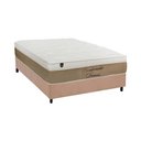 Ver imagem 1 de Cama Box Casal: Colchão Molas MasterPocket Ensacadas Luckspuma Comfortable Dream + Base CRC Suede