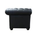 Ver imagem 3 de Sofá Chesterfield de Couro 2 Lugares - Preto