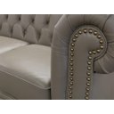 Ver imagem 5 de Sofá Chesterfield de Couro 3 Lugares - Avelã
