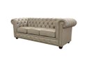 Ver imagem 2 de Sofá Chesterfield de Couro 3 Lugares - Avelã