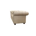 Ver imagem 3 de Sofá Chesterfield de Couro 3 Lugares - Avelã