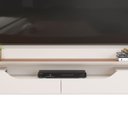 Ver imagem 5 de Painel de TV Rack Suspenso até 60 Polegadas 2 Portas Turim Off White - Freijó - Édecasamóveis
