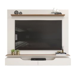 Painel de Tv Rack Suspenso Até 60 Polegadas 2 portas Turim Off White - Freijó - ÉdeCasaMóveis                                                   - 6