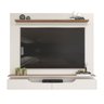 Painel de Tv Rack Suspenso Até 60 Polegadas 2 portas Turim Off White - Freijó - ÉdeCasaMóveis                                                   - 6
