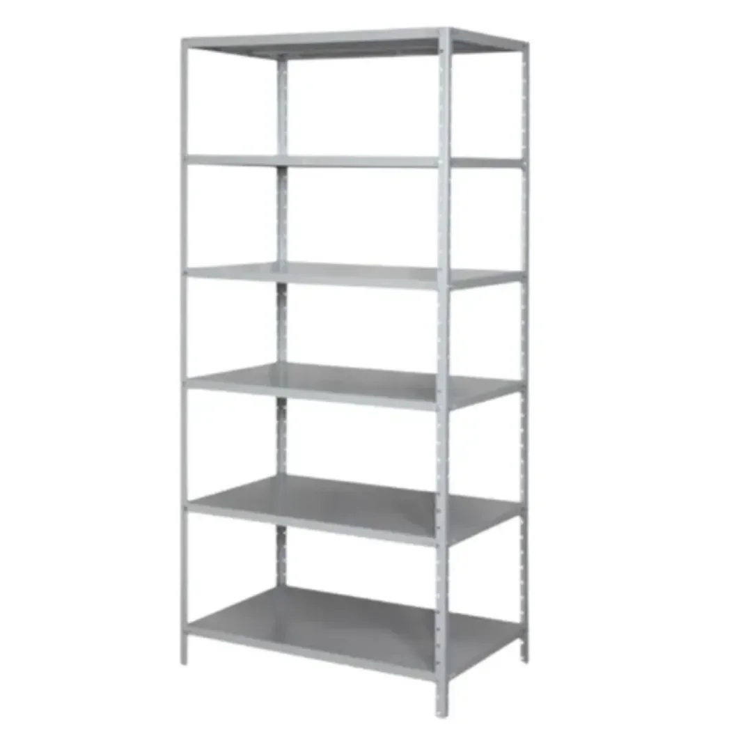 Estante Bipartida com 6 Bandejas Cinza 40cm - 1