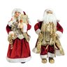 Papai E Mamãe Noel Vermelho Luxo 47x22x18cm Boneco De Natal - 1