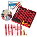 Ver imagem 2 de Jogo de Chaves 14 em 1torx, Philips e Fenda C/ Estojo e Testador