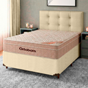 Ver imagem 1 de Kit Cabeceira + Cama Box + Colchão Casal Molas Ensacadas Airtech Ortobom