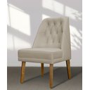 Ver imagem 2 de Kit 4 Cadeiras de Jantar Bela Courino Bege Courino Bege