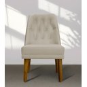 Ver imagem 1 de Kit 4 Cadeiras de Jantar Bela Courino Bege Courino Bege