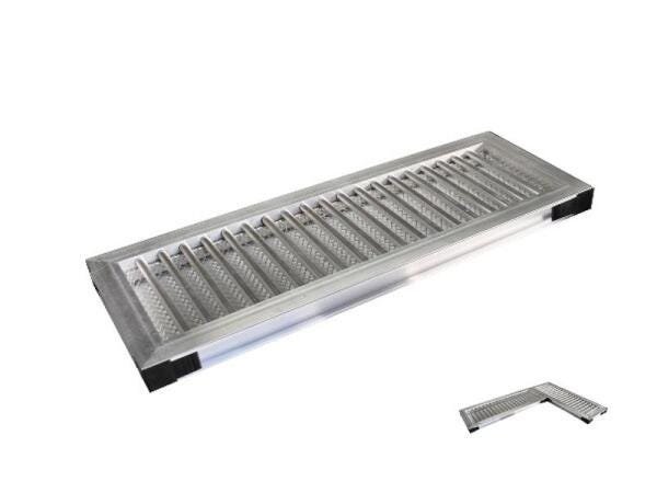 GRELHA ALUMINIO C/TELA JJM 10X50 - 1