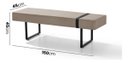 Ver imagem 2 de Recamier Banco Divã 150cm Industrial Para Quarto Sala Luxo