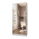 Ver imagem 3 de Sapateira Rubi 2 Portas com Espelho 1 Gaveta para 15 Pares de Sapato - Panorama Móveis