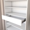 Ver imagem 6 de Sapateira Rubi 2 Portas com Espelho 1 Gaveta para 15 Pares de Sapato - Panorama Móveis