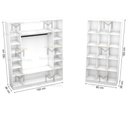 Ver imagem 4 de KIT EXPOSITOR COLMÉIA CABIDEIRO M15.2020.B 100% MDF (CLOSET) MUNDI MOVEIS