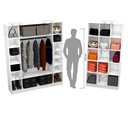 Ver imagem 2 de KIT EXPOSITOR COLMÉIA CABIDEIRO M15.2020.B 100% MDF (CLOSET) MUNDI MOVEIS