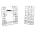 Ver imagem 3 de KIT EXPOSITOR COLMÉIA CABIDEIRO M15.2020.B 100% MDF (CLOSET) MUNDI MOVEIS