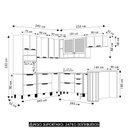 Ver imagem 4 de Armário Cozinha 10 Peças Cp03 e Tampo Marina Cinammon/freijó L01 - Mpozenato