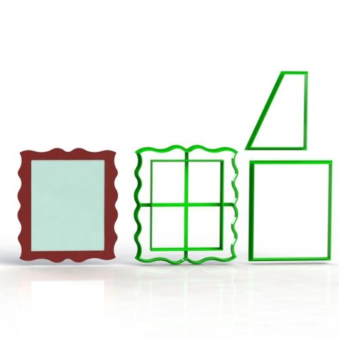 Cortador Porta Retrato Modular Tamanho 10cm