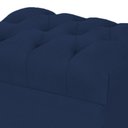 Ver imagem 3 de Puff Decorativo París Luis Xv L02 Capitone Suede Azul Marinho - Lyam Decor