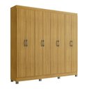 Ver imagem 3 de Guarda Roupa Casal 8 Portas RP1804 Bege/Ipê