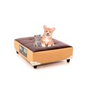 Ver imagem 3 de Colchão Pet Cachorro - Gato Grande Castorpet Bed Marrom-bege (100x80x19)